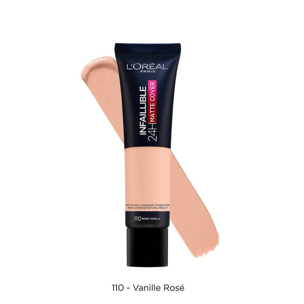 ميك اب كريم اساس انفاليل مات كوفر 110من لوريال