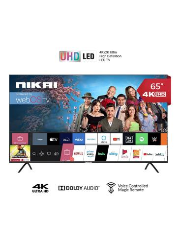شاشة 65 بوصة سمارت نيكاي (LED 4K UHD – WebOS)