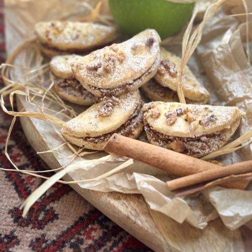 تارت التفاح مع الجوز 24 حبه