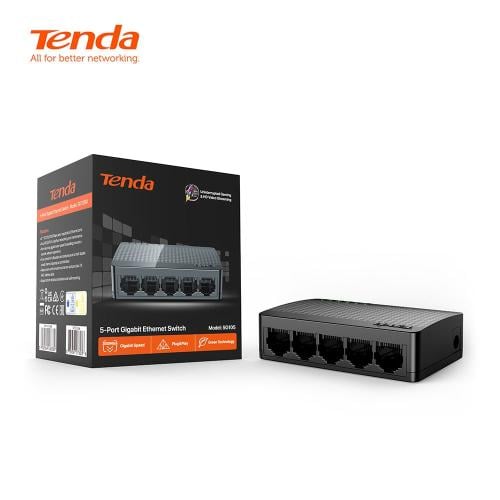 سويتش شبكة غير مُدار 5 منافذ جيجابت من Tenda – مود...