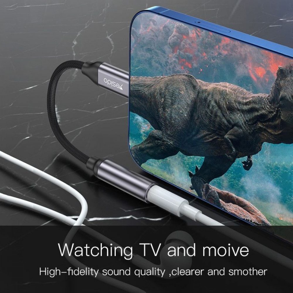 وصلة آبل لايتنينق إلى AUX ماركة يسيدو YAU21