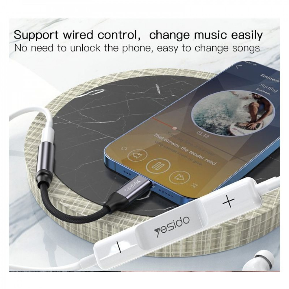 وصلة آبل لايتنينق إلى AUX ماركة يسيدو YAU21