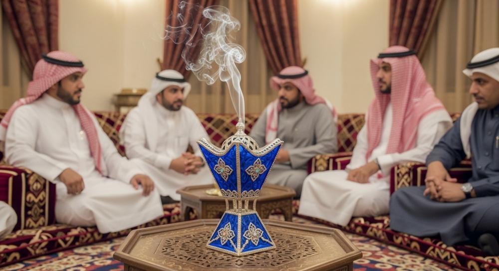 عود أزرق الماس: الفخامة الماسية في عالم العود الفاخر