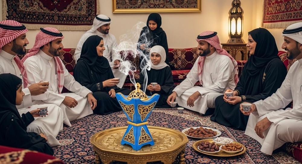 العود الأزرق من دخون الإمارات : فخامة عربية برائحة لا تُنسى