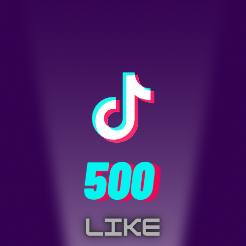 500 لايك تيك توك