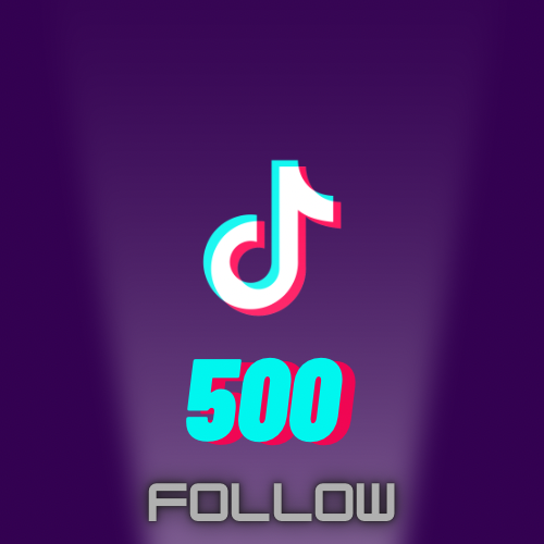 500 متابع تيك توك