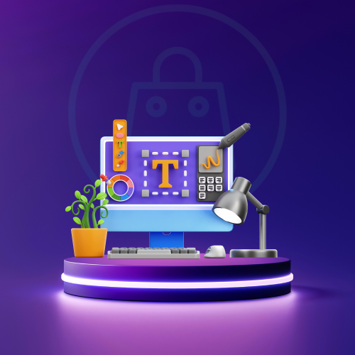 تصميم استيكر منتج