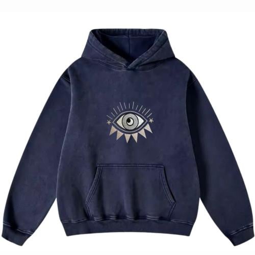 The Eye Washed Blue Hoodie