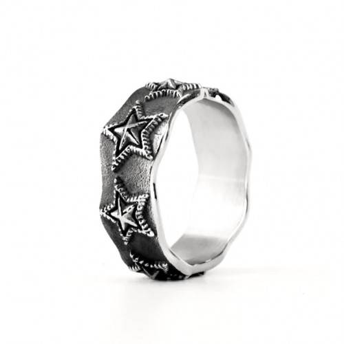 Stars Ring - Stainless Steel