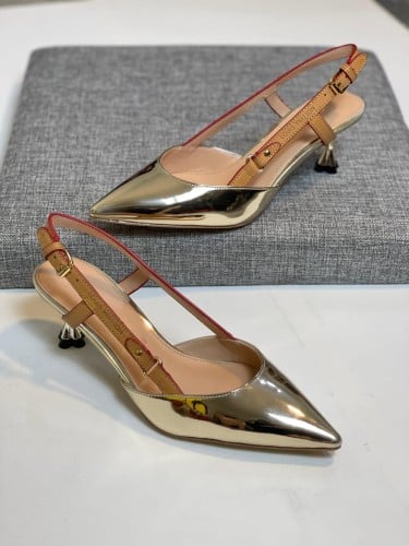 関税なし 送料無料 Colibri Lite Slingbacks Colibrì Lite Medium-heel beige FF chenille slingbacks - lavande