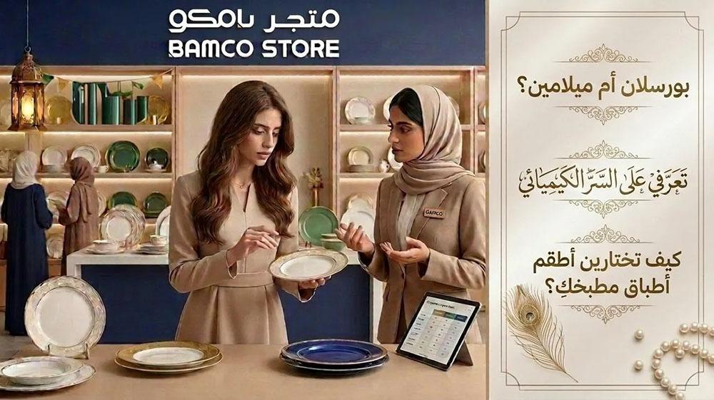 ميلامين أم بورسلان؟ دليلك لاختيار طقم سفرة عملي وآمن (نبوح لك بالسر)
