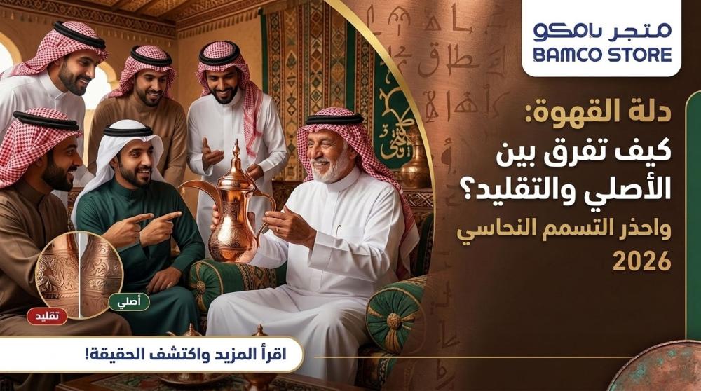 دلة القهوة: كيف تفرق بين الاصلي والتقليد؟ (واحذر التسمم النحاسي 2026)