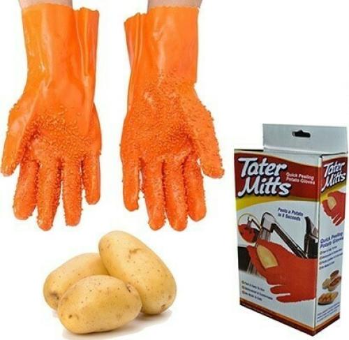 Peeling Potatoes Gloves قفازات تقشير البطاطس