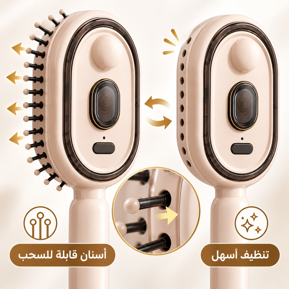 صورة توضيحية إضافية لمشط بخاخ الشعر الكهربائي