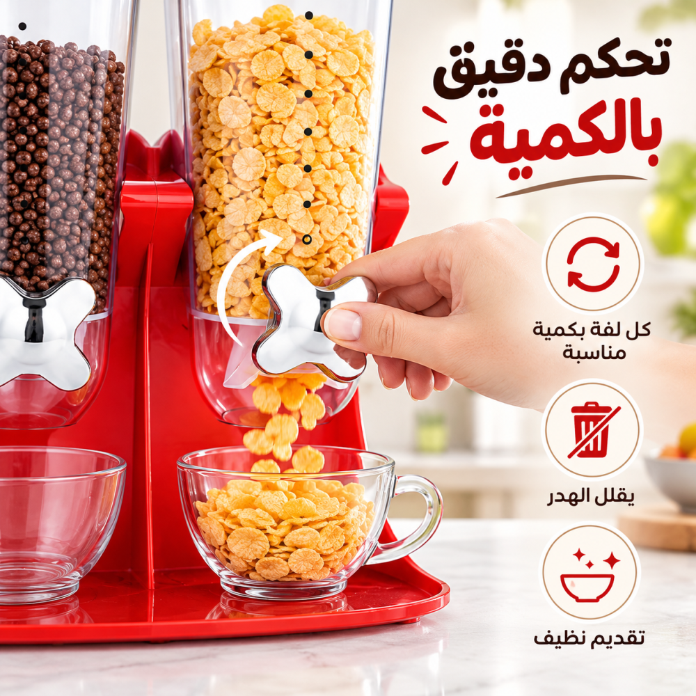تفاصيل عبوات موزع الحبوب الجافة