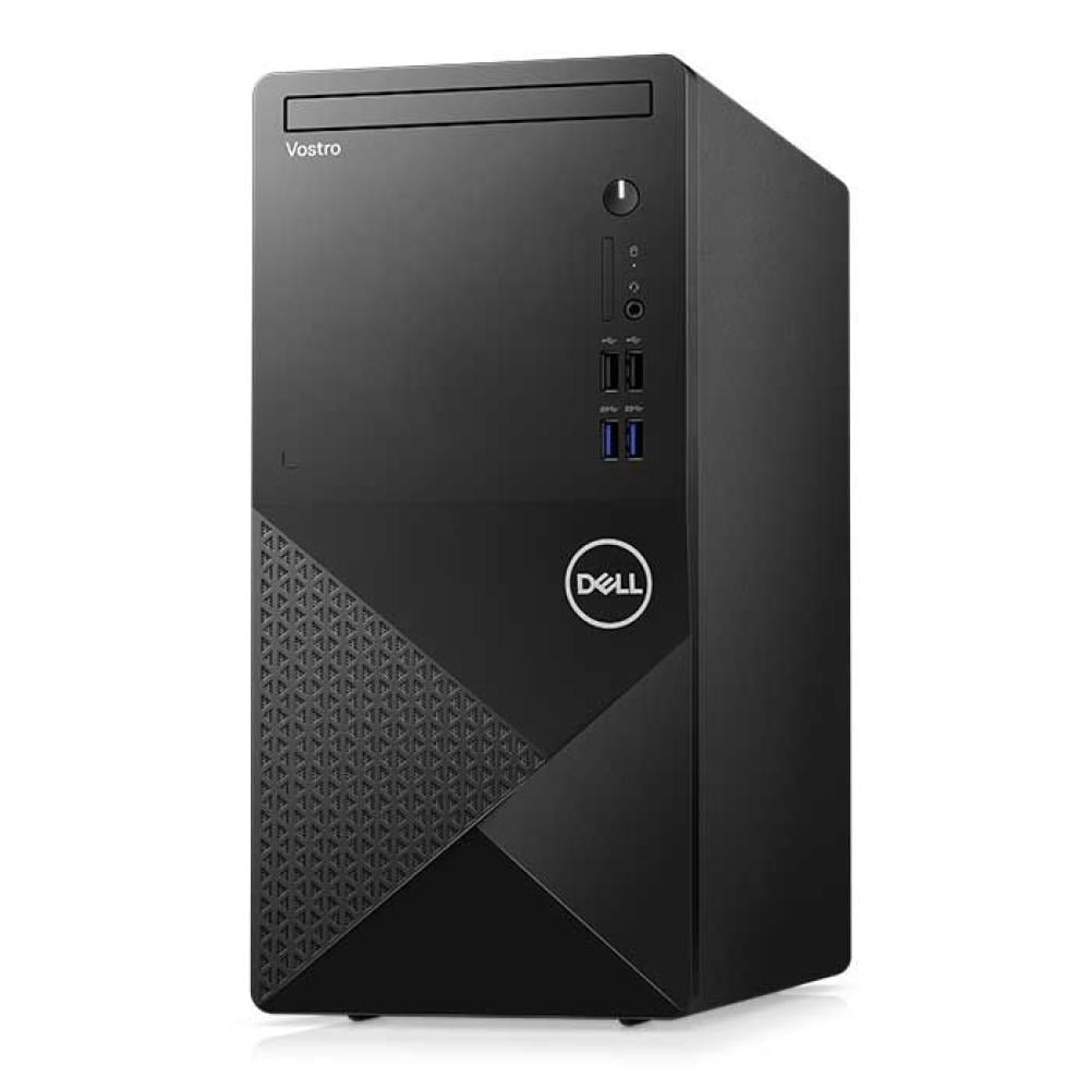 ديل كمبيوتر مكتبى فوسترو 3910 معالج انتل كور i3-12100 1 تيرابايت HDD - 4 جيجا رام DDR4، رسوم متحركة إنتل بدقة 730، دوس مجاني، أسود