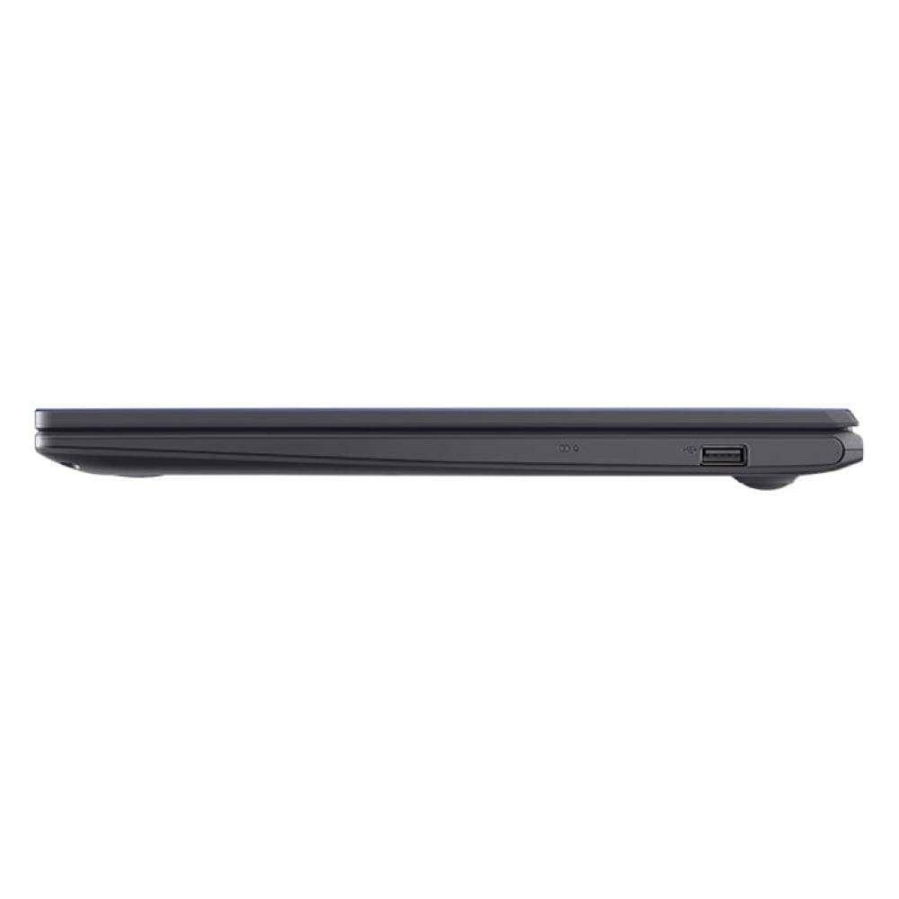 لاب توب  ASUS E510M بمعالج إنتل سيليرون N4020، وذاكرة وصول عشوائي 4 جيجابايت، ومحرك أقراص SSD M.2 سعة 256 جيجابايت، وبطاقة رسومات إنتل UHD Graphics 600، وشاشة عالية الدقة مقاس 15.6 بوصة بدقة 1366x768، ونظام تشغيل فري دوس - أسود