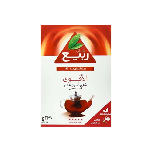 شاي ربيع الاقوى اسود 230 جرام
