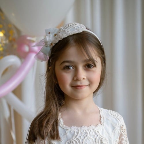 اكسسوار شعر  من الجبير والتل