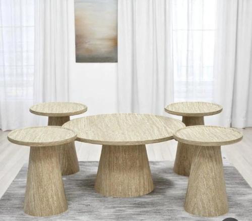 طقم طاولة دائري