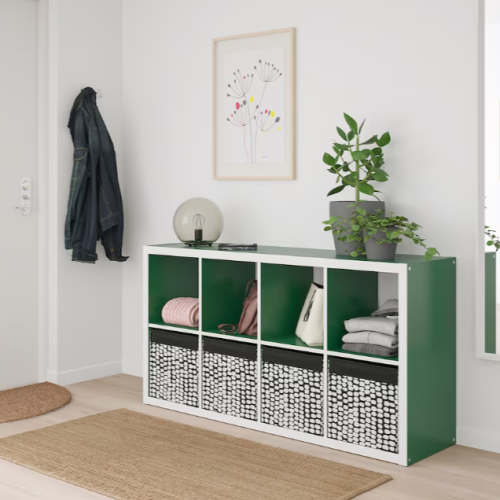 صندوق, أسود/أبيض, ‎33x38x33 سم‏