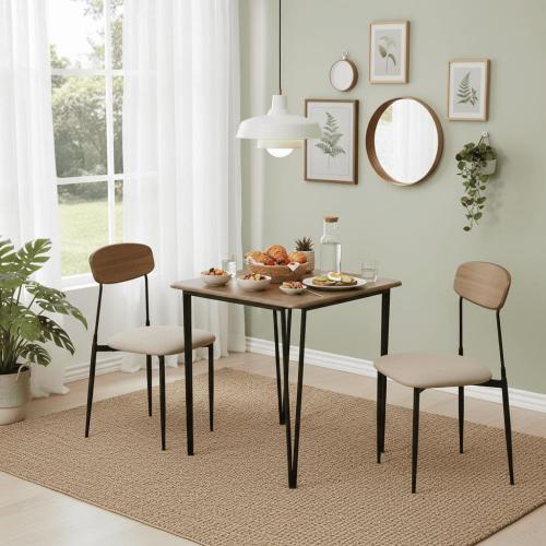 طاولة طعام+2 كرسي