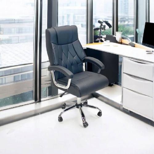 كرسي مكتبي جلد اسود