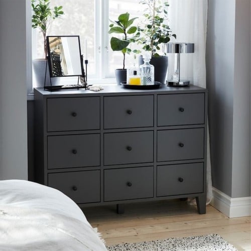 خزانه 9 أدراج رمادي