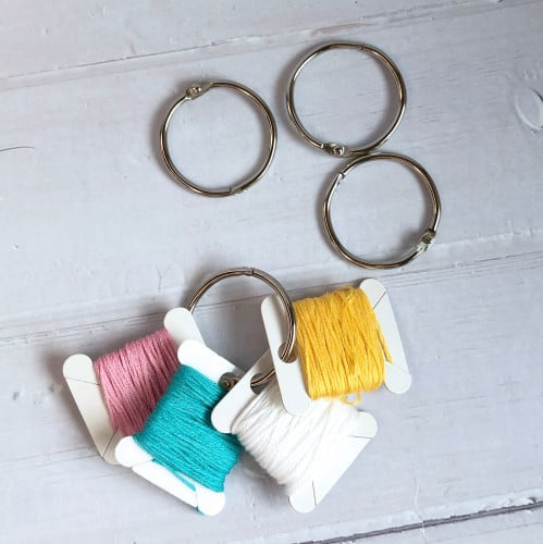 4 حلقات معدنية