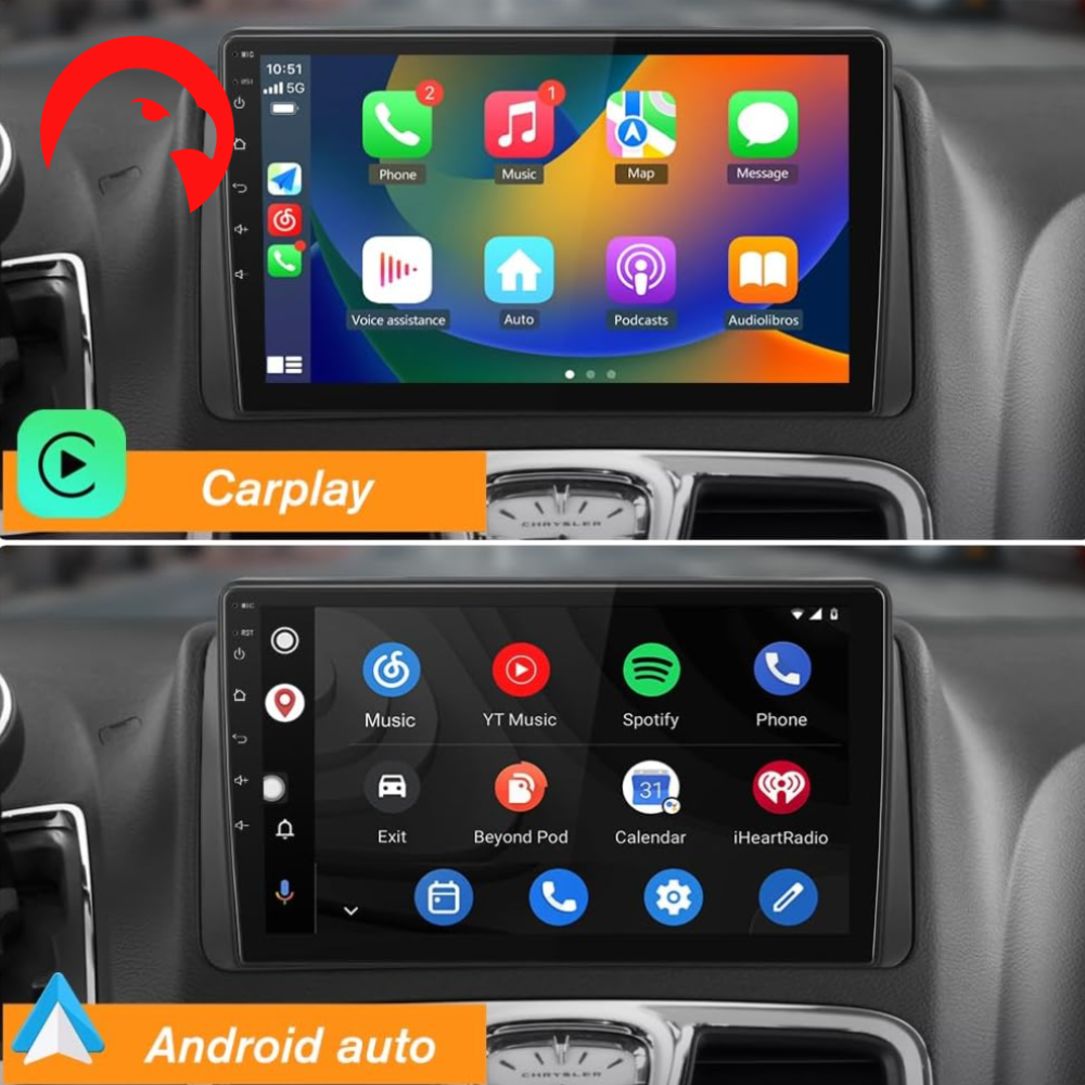 كار بلاي AI Box  – شغل كل شيء لاسلكي مع CarPlay – رام 4GB وذاكرة 64GB