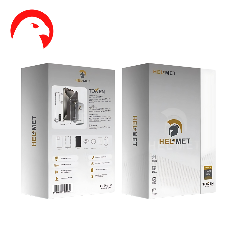 بكج هلمت توكن – بكج حماية متكامل ايفون 15 / 16 / 17 وسامسونج S25 Ultra