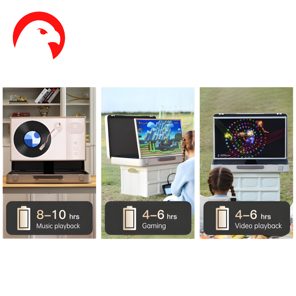 شاشة TakTik بنظام اندرويد تعمل باللمس 27 بوصة  ببطارية تدوم لساعات - رام 8 GB ذاكرة تخزين 128 جيجابايت