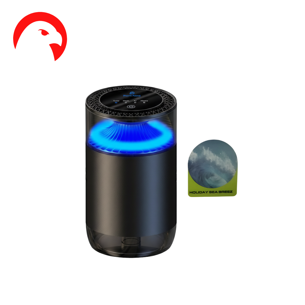 فواحة ومعطر سيارة ذكي مع إضاءات مختلفة | روائح منعشة