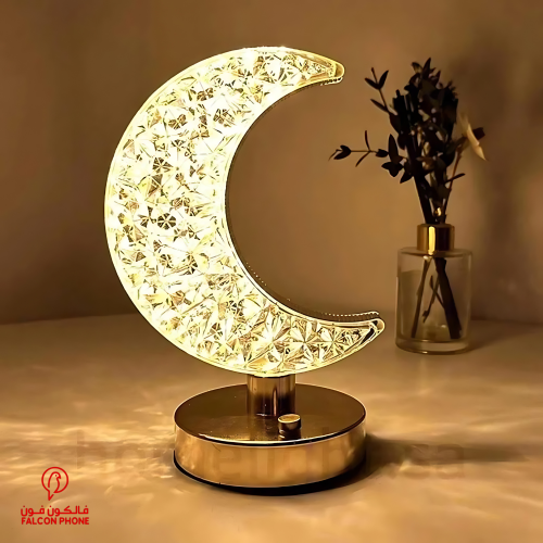 مصباح هلال رمضان الكريستالي - Crystal Ramadan Lamp
