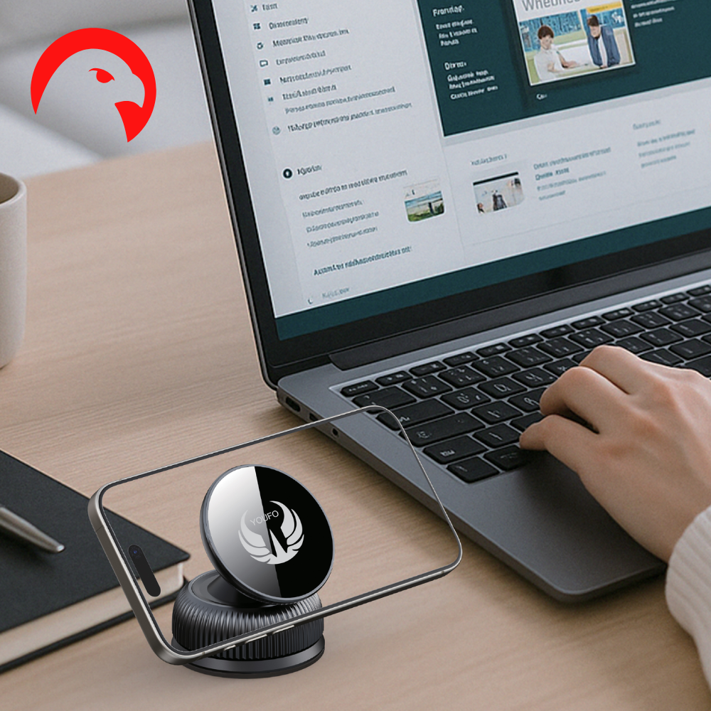 مثبت جوال مغناطيسي ماج سيف للسيارة من يوفو Y4901 - قاعدة شفط قوية