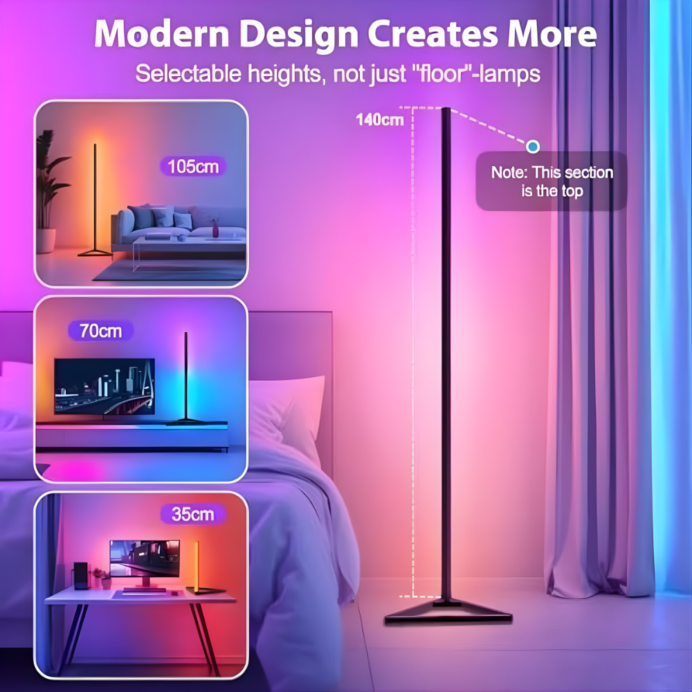 إضاءة الزاوية الذكية RGB ميلتون من فيرتك | ألوان متعددة وأجواء عصرية