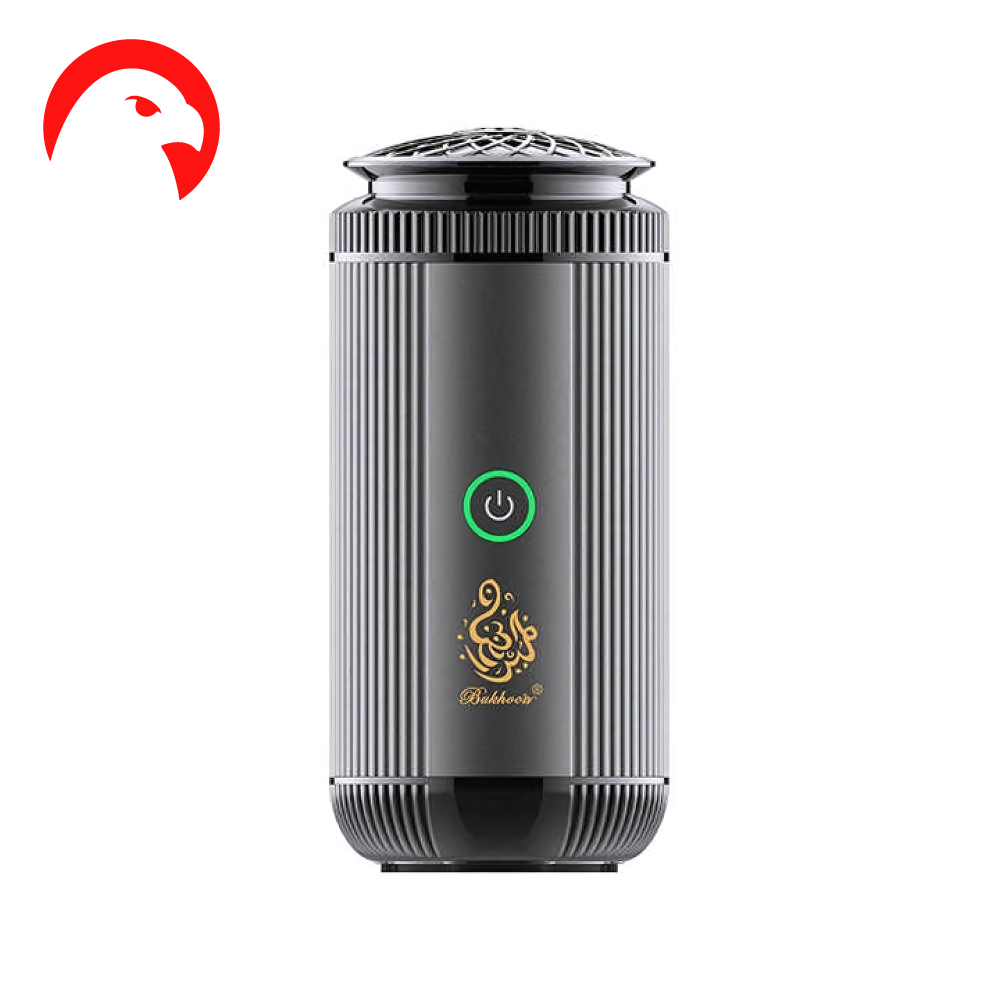 مبخرة إلكترونية تصميم يناسب جميع الأذواق والديكورات - رمادي