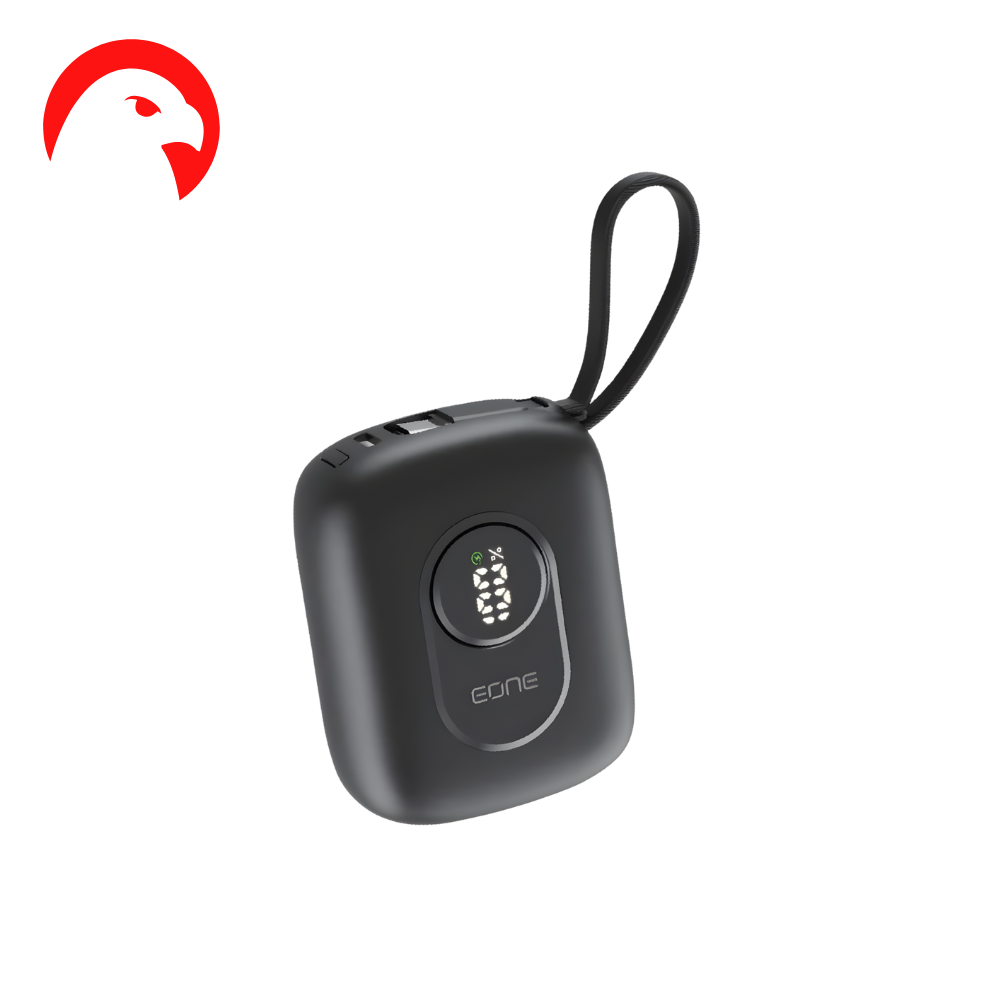 شاحن متنقل اي ون 10000 مللي أمبير 22.5 واط مدمج 2 كابل ايفون + تايب سي