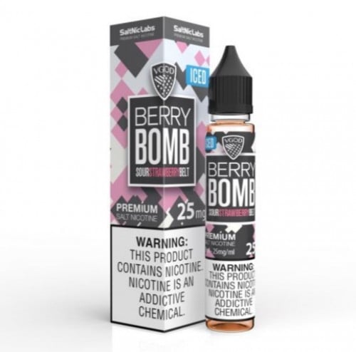 نكهة في قود بيري بومب ايس فراولة - سولت - VGOD BERRY BOMB ICED Salt