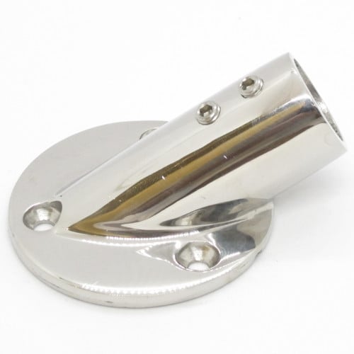 قاعدة دائرية ماسورة زاوية 30 ستيل مقاس 7/8 بوصة