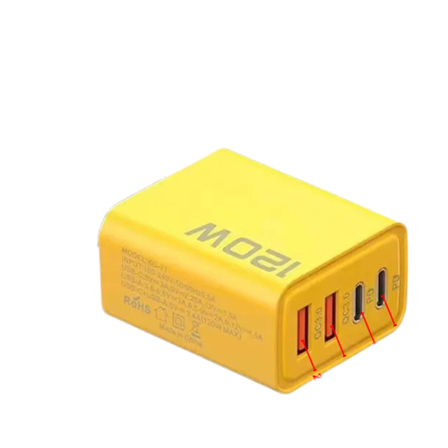 شاحن الحائط السريع 4 منافذ USB