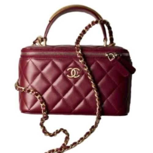 Chanel mini bag Red wine