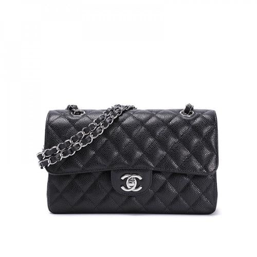 Chanel classic bag hard leather