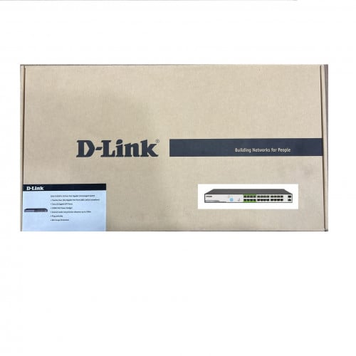 سويتش 24 مخرج غيغا D-Link 24 port POE GB