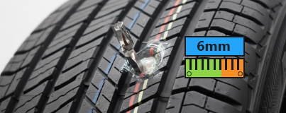 قطر الجسم ≤ 6 مم