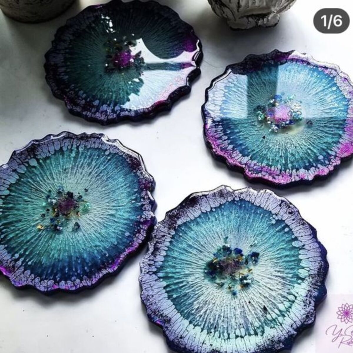 كوسترات من الريزون للفناجيل والتقديمات