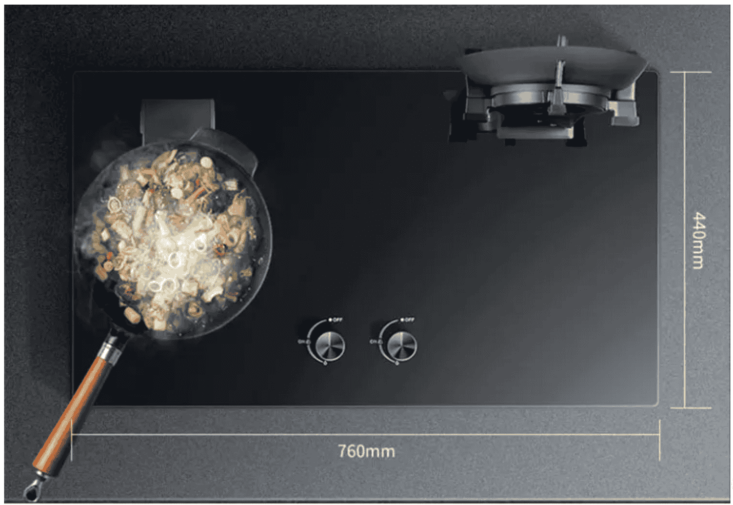 مواقد غازيه بشعله نار قويه بسطح سيراميكي