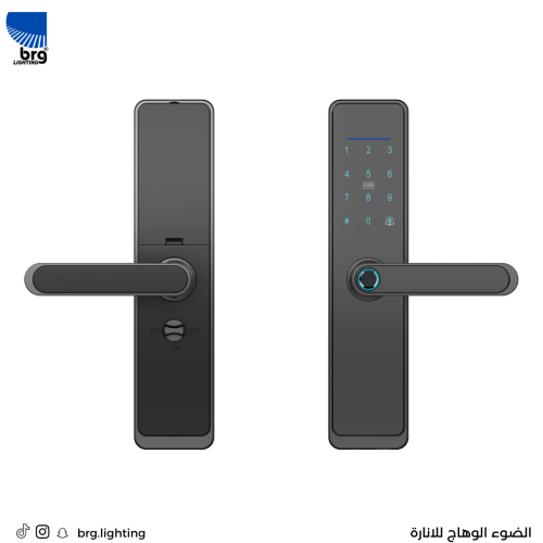 قفل باب ذكي أبواب الخشب