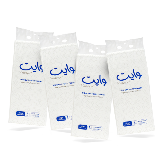 مناديل كبيرة معلقة ناعمة 4 عبوات