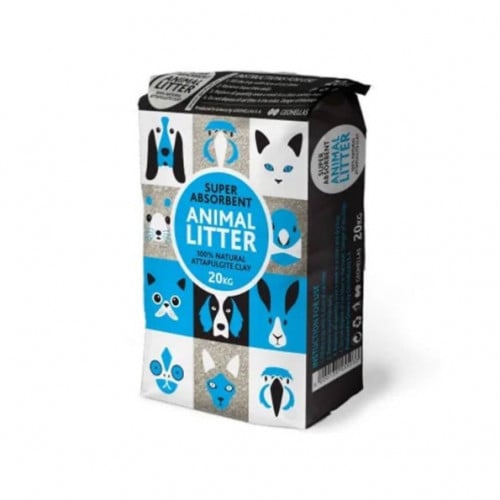 رمل للقطط والحيوانات الصغيرة بدون معطر 20kg